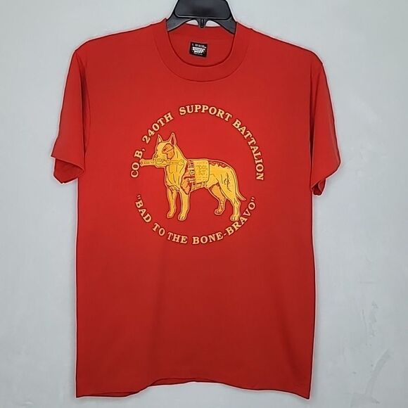 Vintage Other - Vintage Marines 240th Support Battalion T Shirt Size Large
